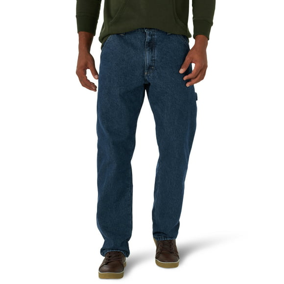 DATAIYANG Mens Winter Fleece Jeans Flannel Lined Stretch Denim Jeans Slim Fit Trousers Pants 42,Black Blue,40 